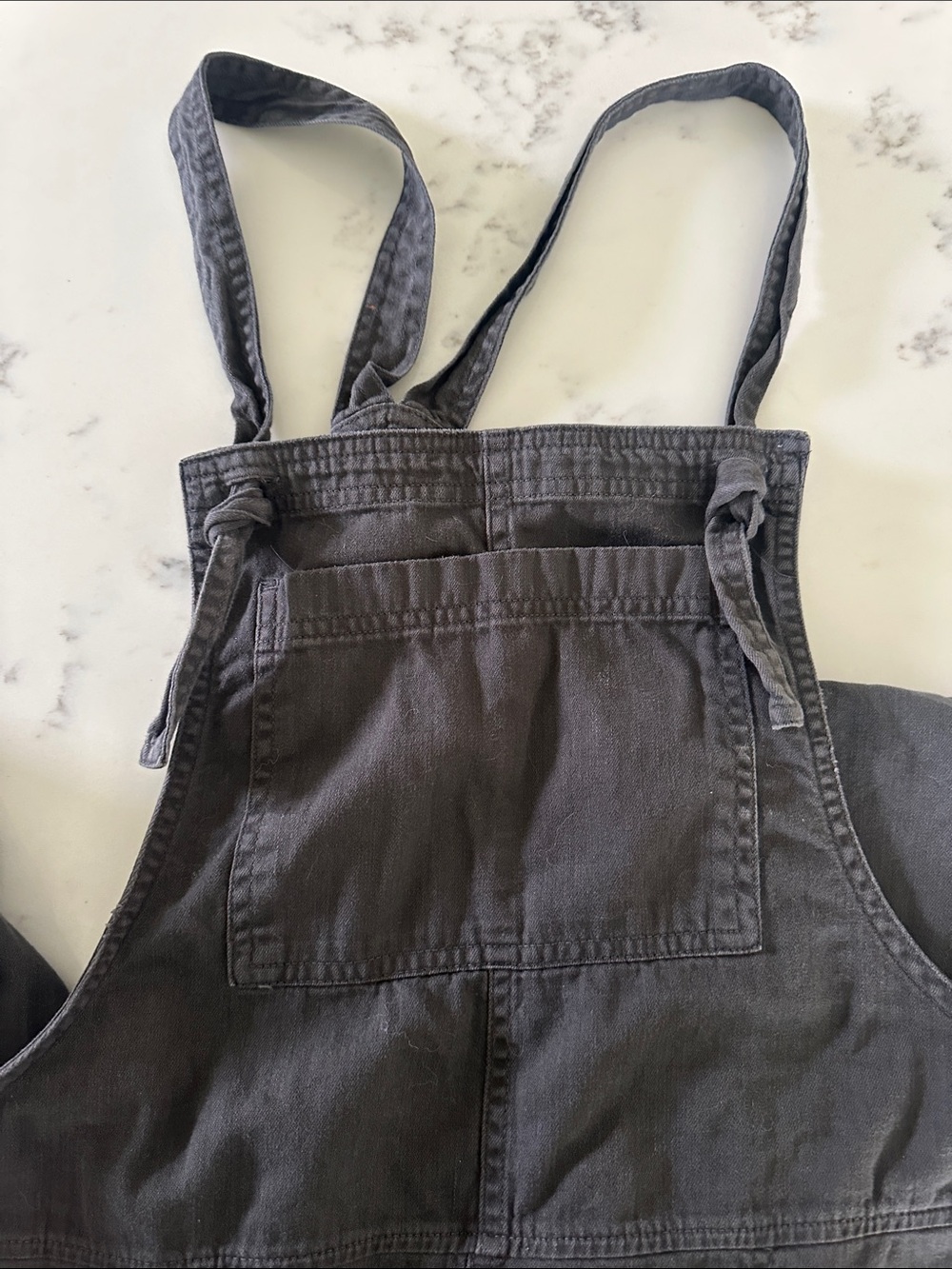 Aerie Gray Cotton Overalls - Picture 2 of 8